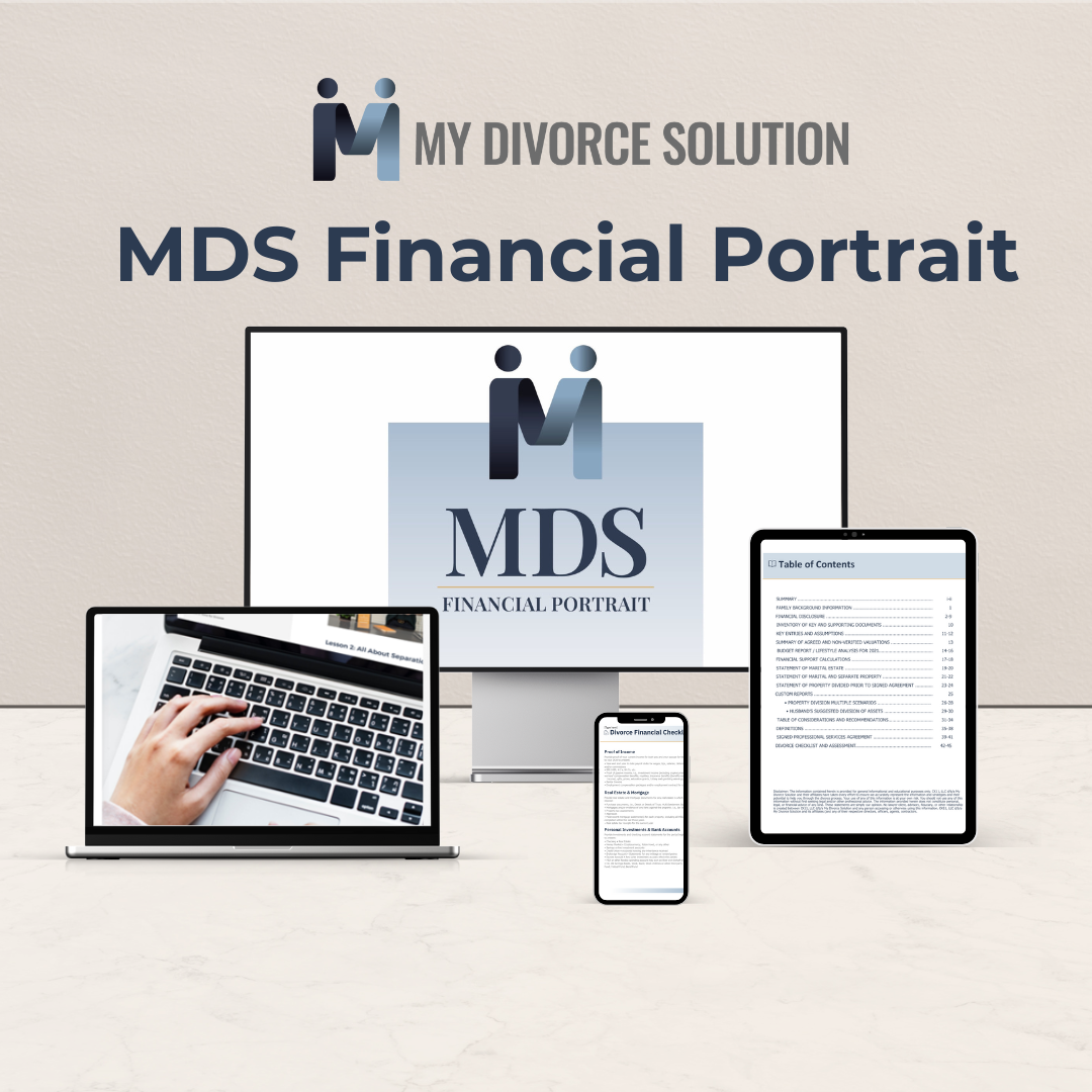 My Divorce Solution Divorce Financial Portrait
